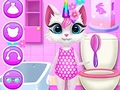 การดูแลแมวเด็กยูนิคอร์นประจำวัน เกมออนไลน์
