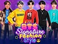 สไตล์แฟชั่นลายเซ็น BTS เกมออนไลน์