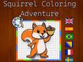 การผจญภัยระบายสีกระรอก เกมออนไลน์
