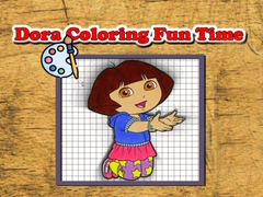 เวลาที่สนุกในการระบายสีของโดร่า เกมออนไลน์
