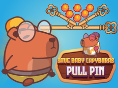 ช่วยชีวิตลูกคาปีบารา Pull Pin เกมออนไลน์
