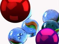 ลูกบอลสีเรืองแสงในที่มืด เกมออนไลน์