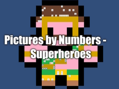 ภาพตามหมายเลข - ซูเปอร์ฮีโร่ เกมออนไลน์