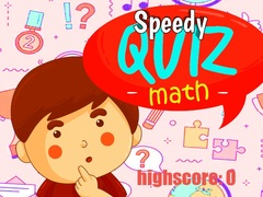 แบบทดสอบคณิตศาสตร์เร็ว เกมออนไลน์