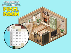 ระบายสีตามหมายเลข: ห้องพิกเซล เกมออนไลน์