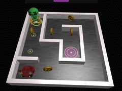เขาวงกต 3D และหุ่นยนต์ เกมออนไลน์