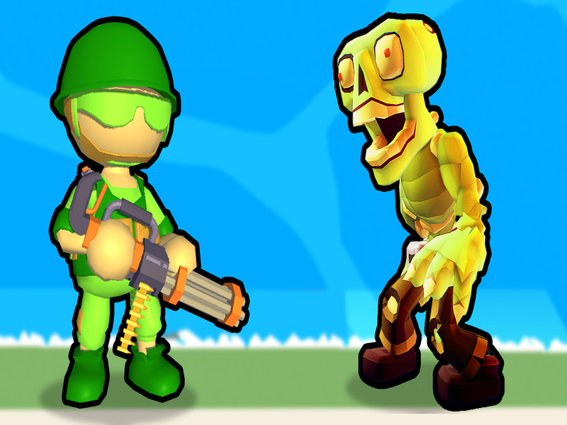 การทำลาย Stickman Zombie เกมออนไลน์