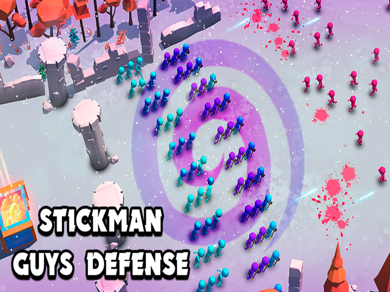 Stickman Guys Defense เกมออนไลน์