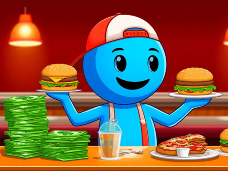 เครื่องจำลองร้านอาหาร: เบอร์เกอร์และพิซซ่า เกมออนไลน์