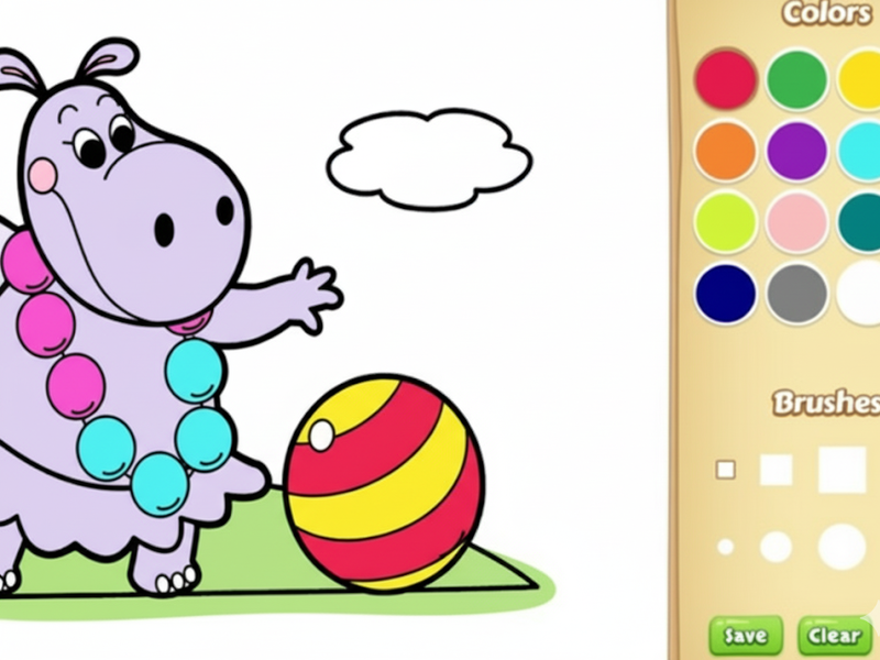 สมุดระบายสีสัตว์เลี้ยงสำหรับเด็ก เกมออนไลน์