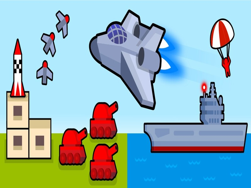 เครื่องบินทิ้งระเบิด: 2D Air Strike เกมออนไลน์