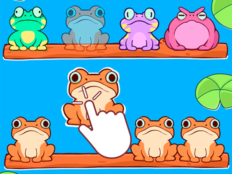 การจัดเรียงกบ เกมออนไลน์