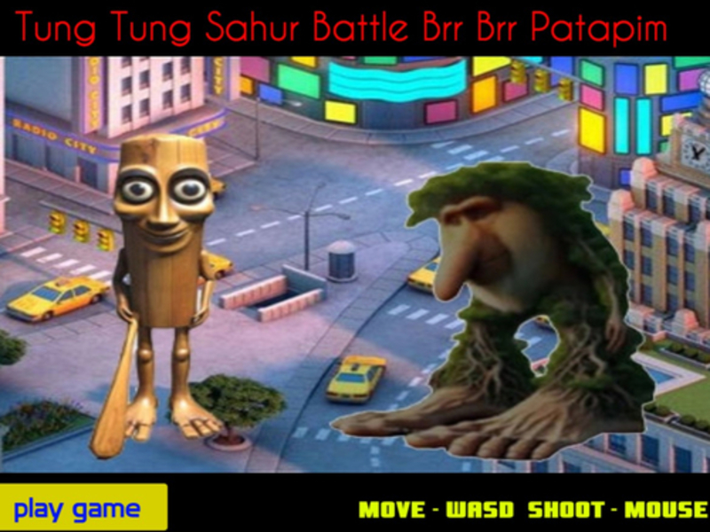 Tung Tung Sahur Battle brr brr patapim เกมออนไลน์
