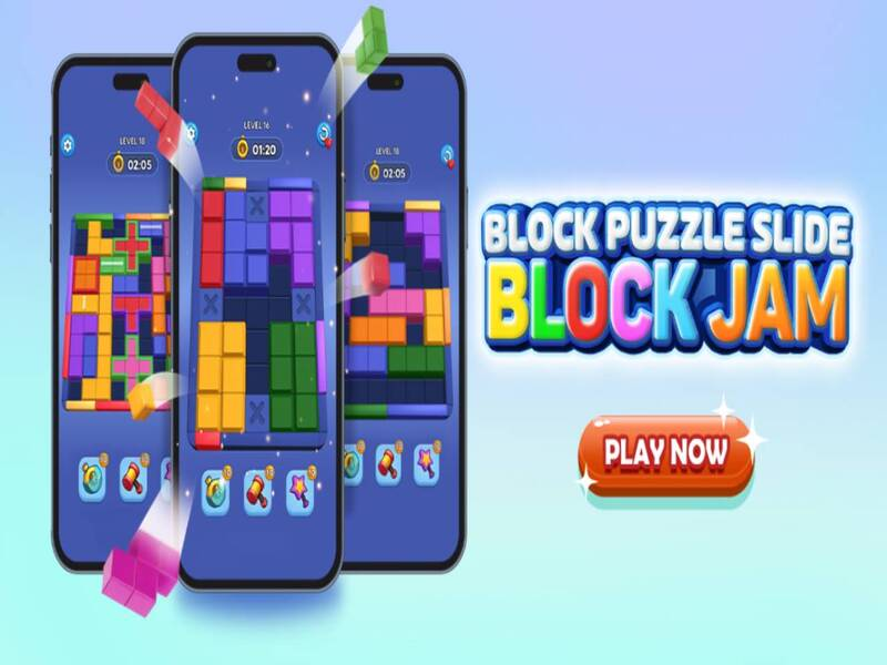 Block Puzzle: Slide Block Jam เกมออนไลน์