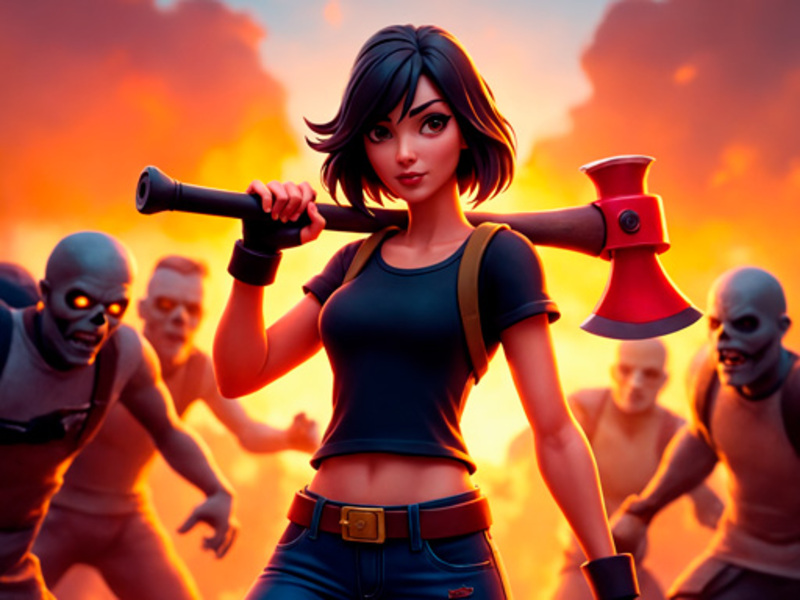 Loop Survivors Zombie City เกมออนไลน์