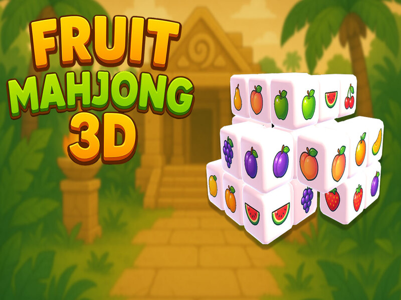 ผลไม้ Mahjong 3d เกมออนไลน์