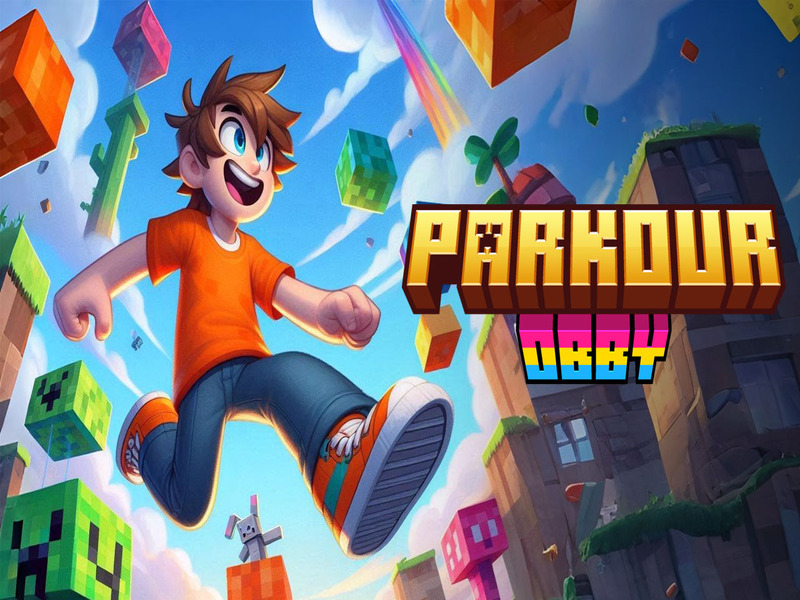 Parkour obby เกมออนไลน์