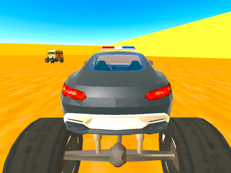 ตำรวจกับ Bandits Monster Truck เกมออนไลน์