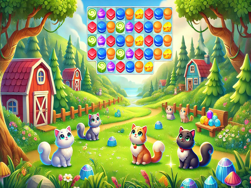 การจับคู่แมว 3 เกมออนไลน์