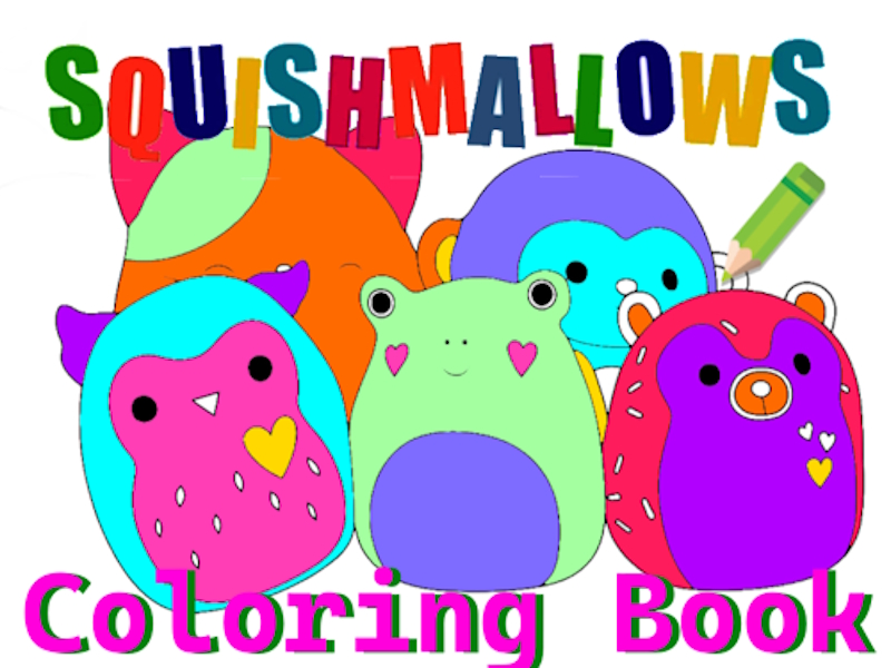 สมุดระบายสี Squishmallow เกมออนไลน์