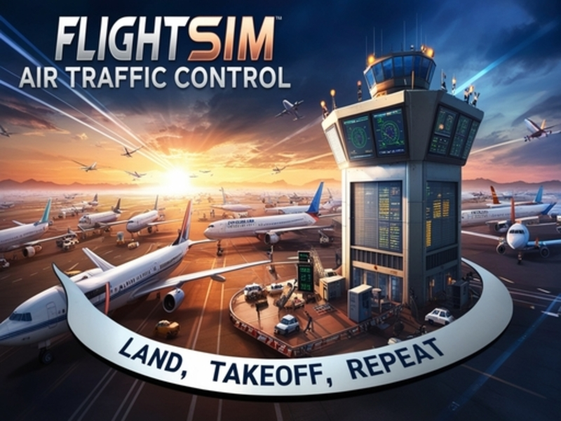 การควบคุมการจราจรทางอากาศของ Flight Sim เกมออนไลน์