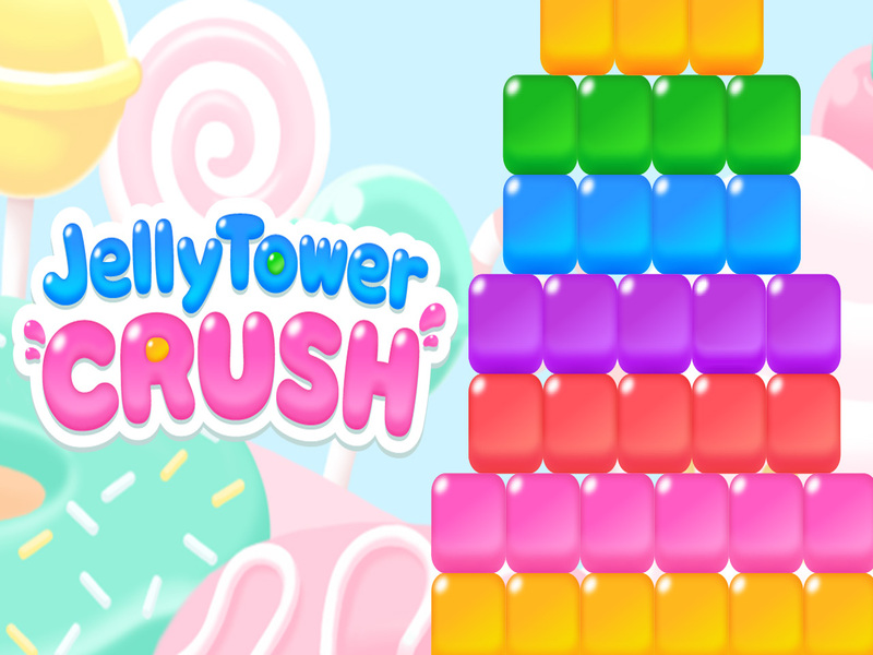 Jelly Tower Crush เกมออนไลน์