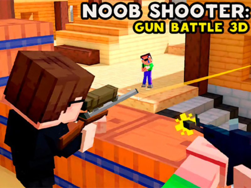 Noob Shooter: Gun Battle 3D เกมออนไลน์
