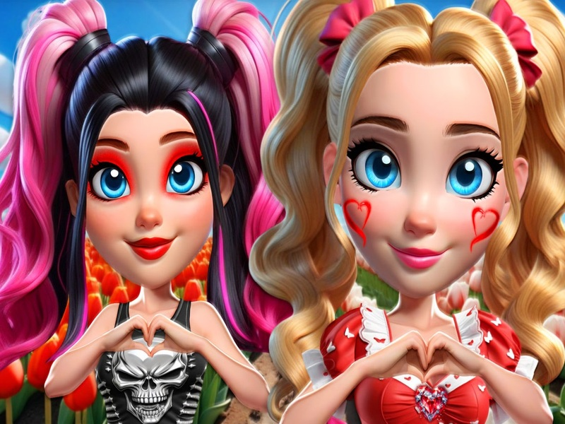 หัวใจที่มีชีวิตชีวาความเย้ายวนใจกับพังก์ เกมออนไลน์