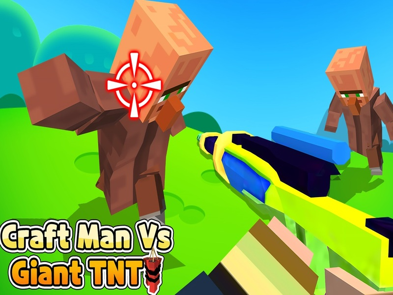 Craft Man vs ยักษ์ TNT เกมออนไลน์