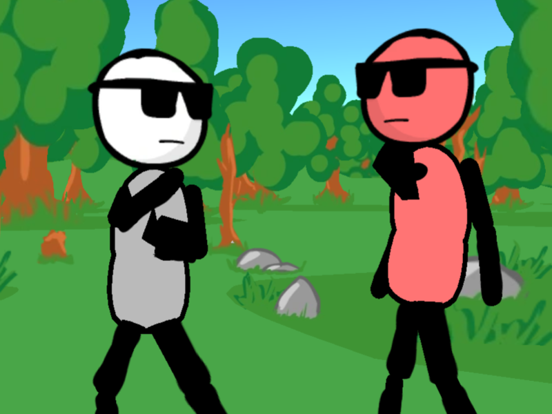 Stickman Gun- การต่อสู้น้อยลง เกมออนไลน์
