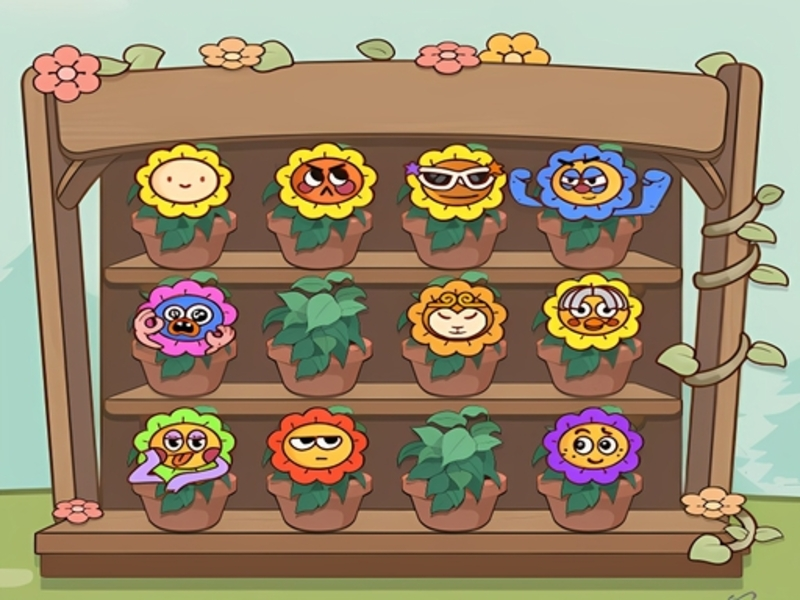 การรวบรวมดอกไม้ เกมออนไลน์
