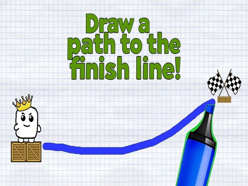 วาดเส้นทางไปยังเส้นชัย! เกมออนไลน์