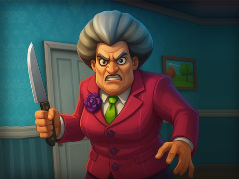 ครูที่น่ากลัว 3D ผลตอบแทน เกมออนไลน์