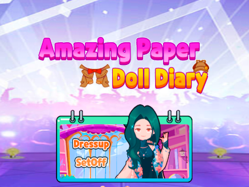สมุดบันทึกตุ๊กตากระดาษที่น่าตื่นตาตื่นใจ เกมออนไลน์