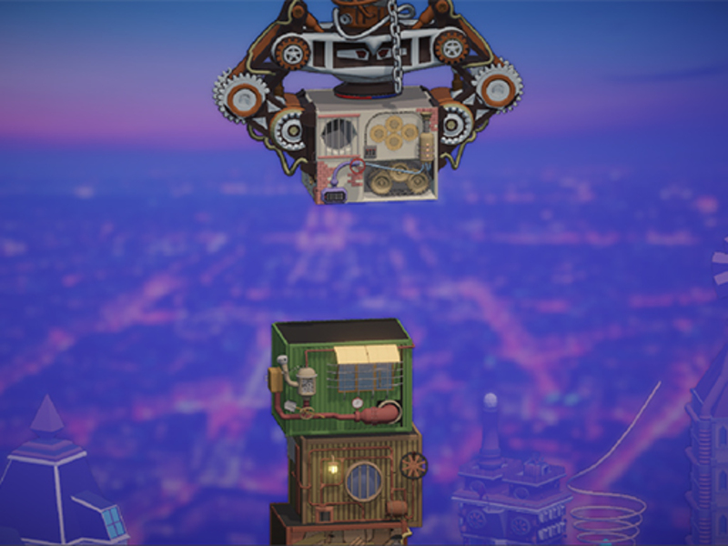 ผู้สร้างหอคอย Steampunk เกมออนไลน์